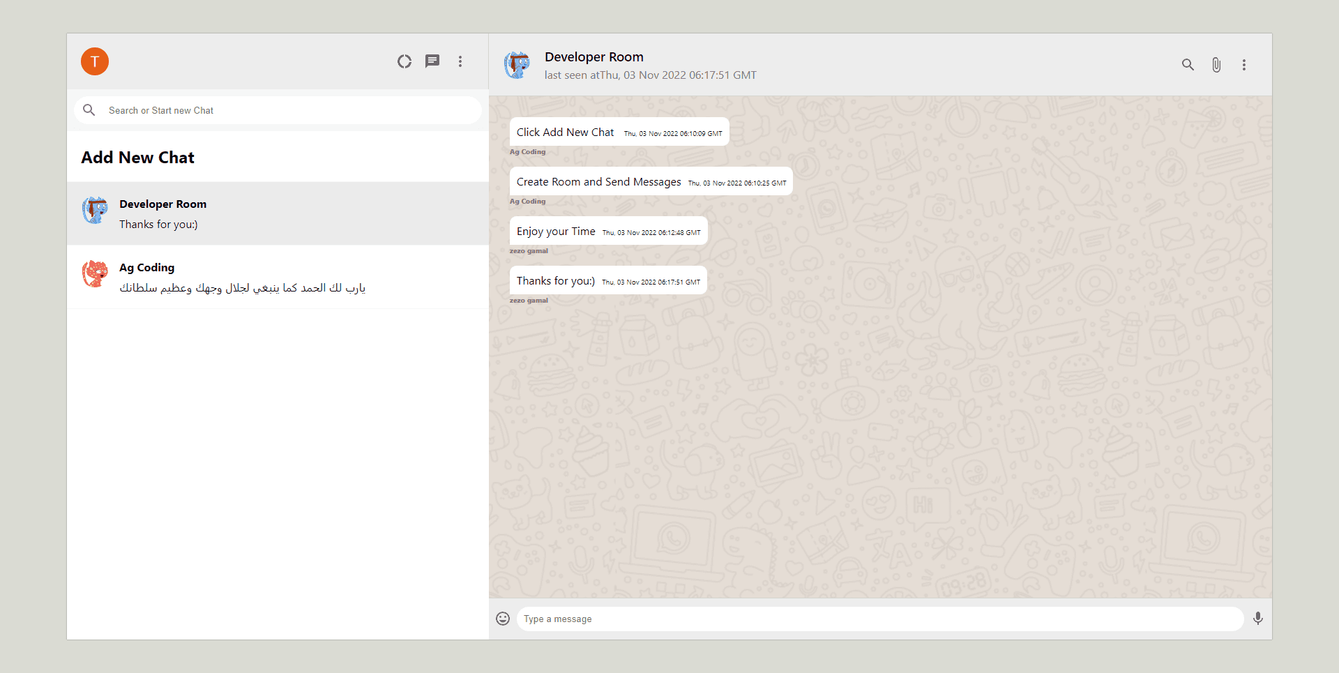 WhatsApp Clone