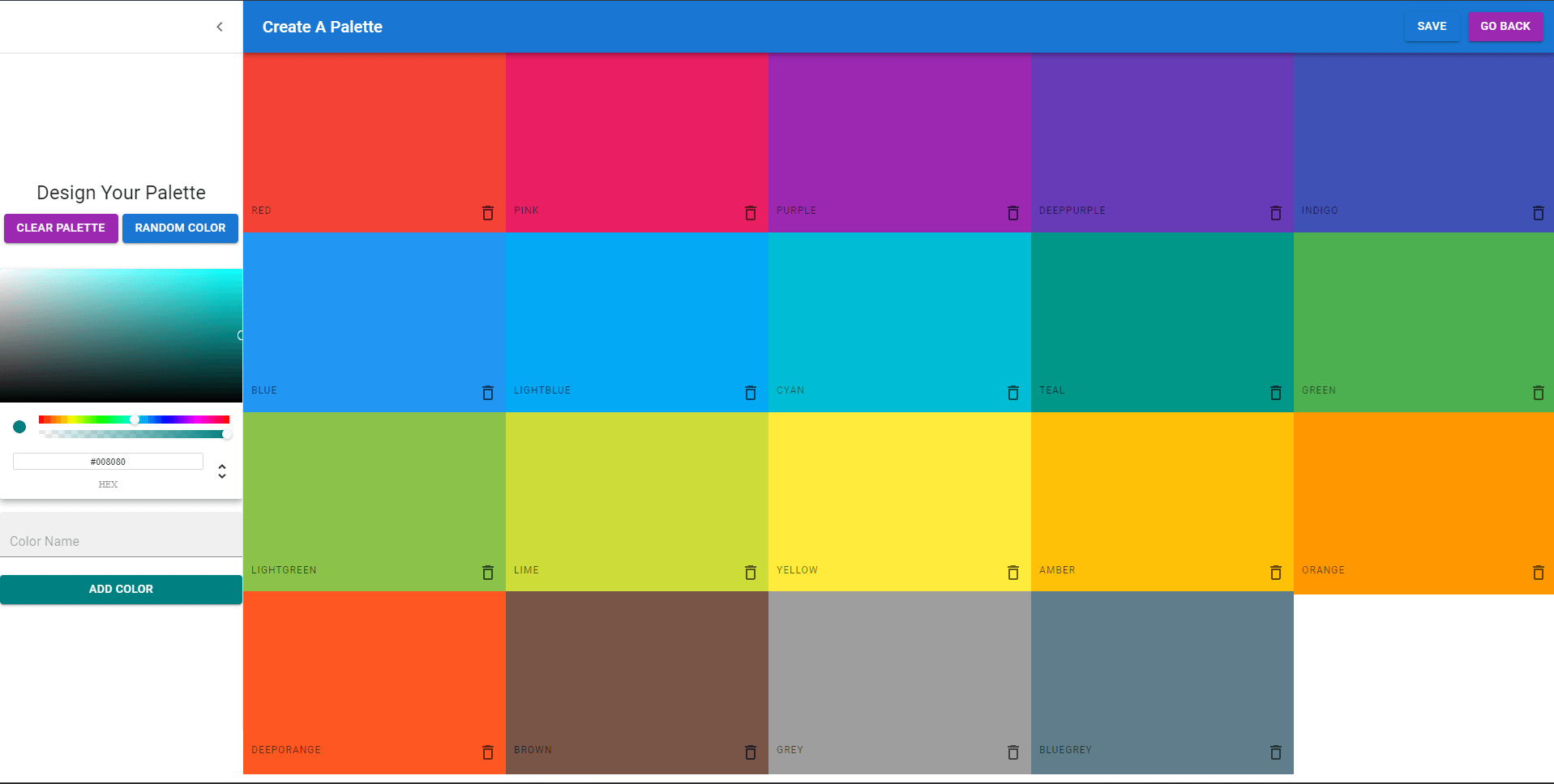 colors