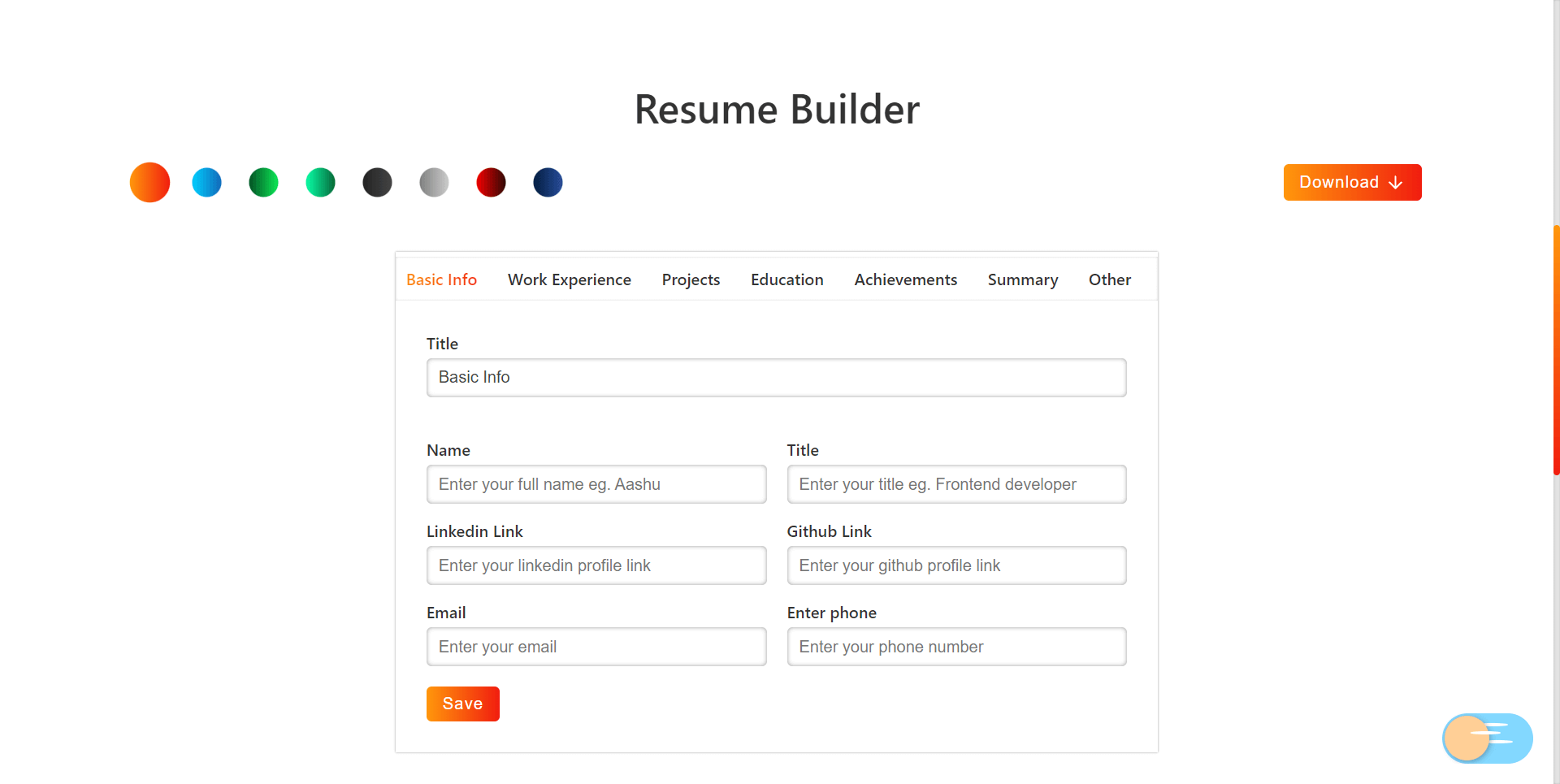 resume